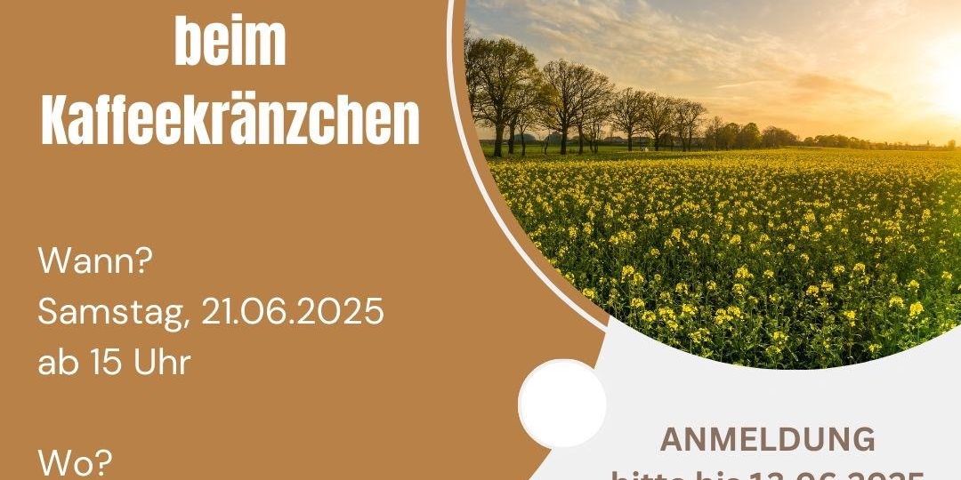 Sommergefühle beim Kaffeekränzchen